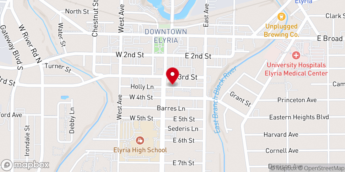 Map showing location of St.Mary Hall