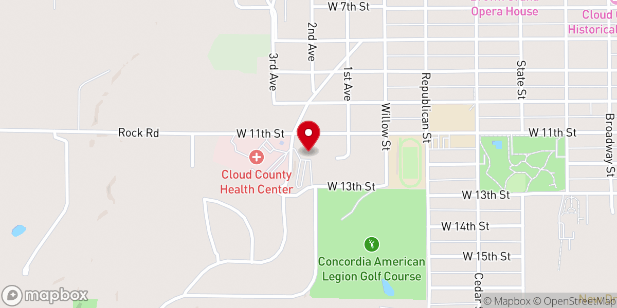 Map showing location of First United Methodist Church