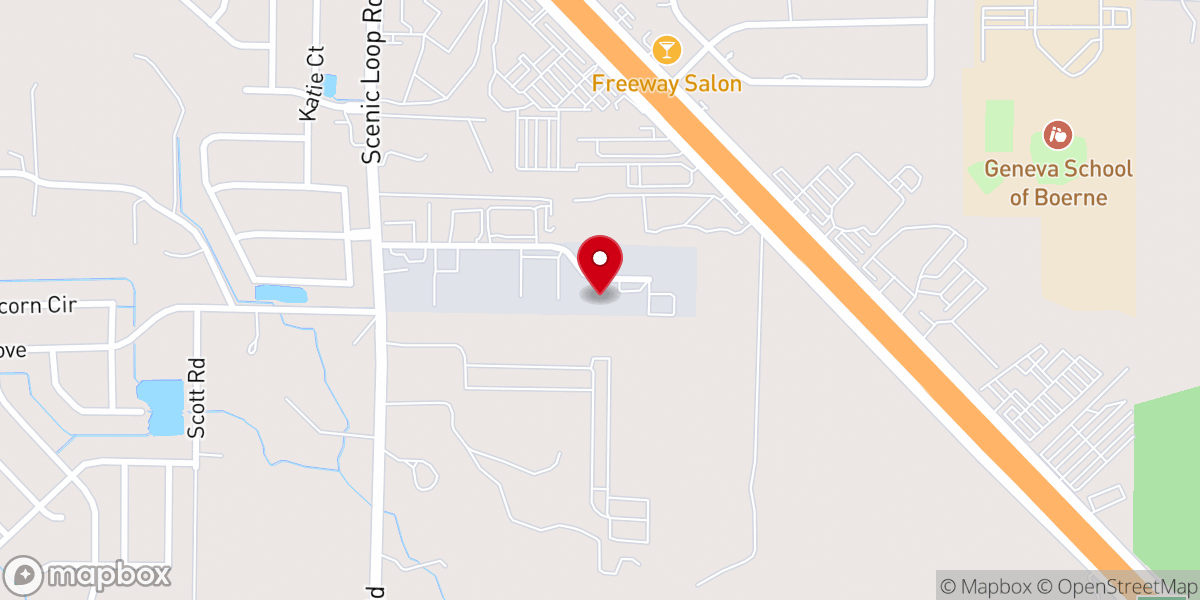 Map showing location of The Bridge Fellowship Church - at Herff Elementary School