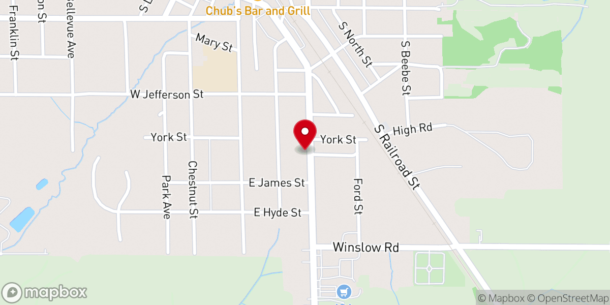 Map showing location of Hershberger Robert