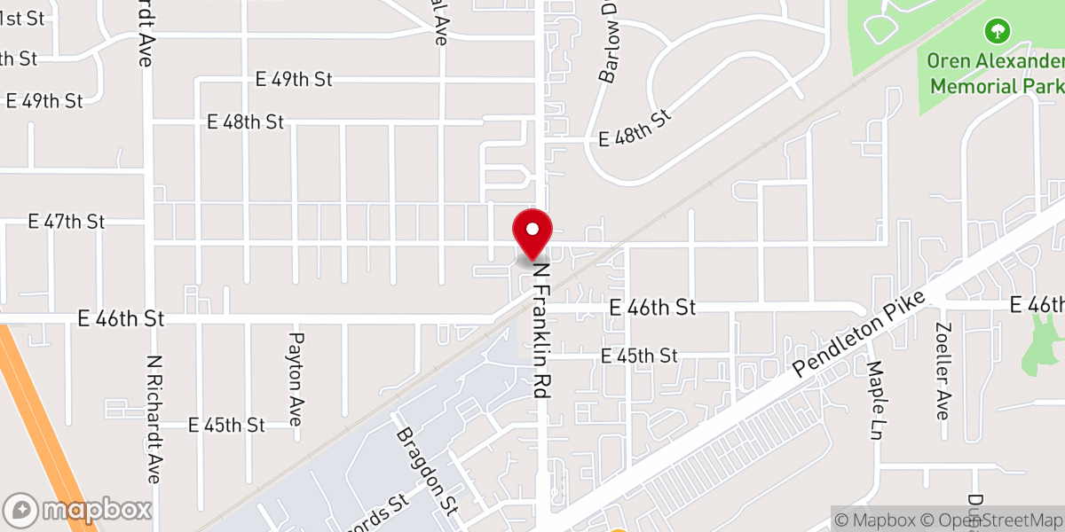 Map showing location of Total Praise Church