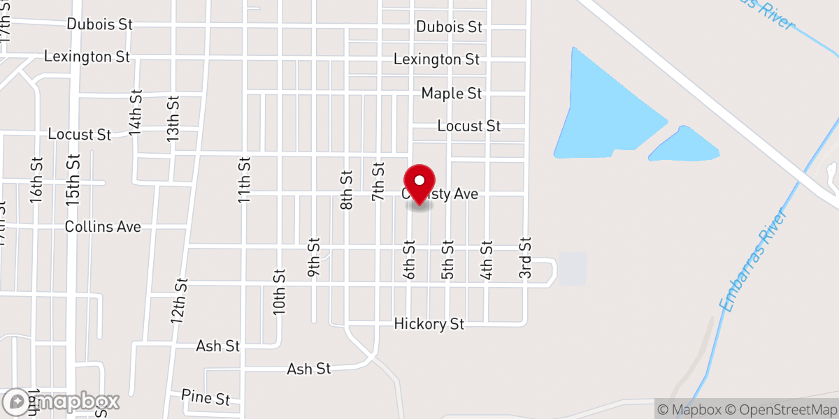 Map showing location of Wesleyan Church