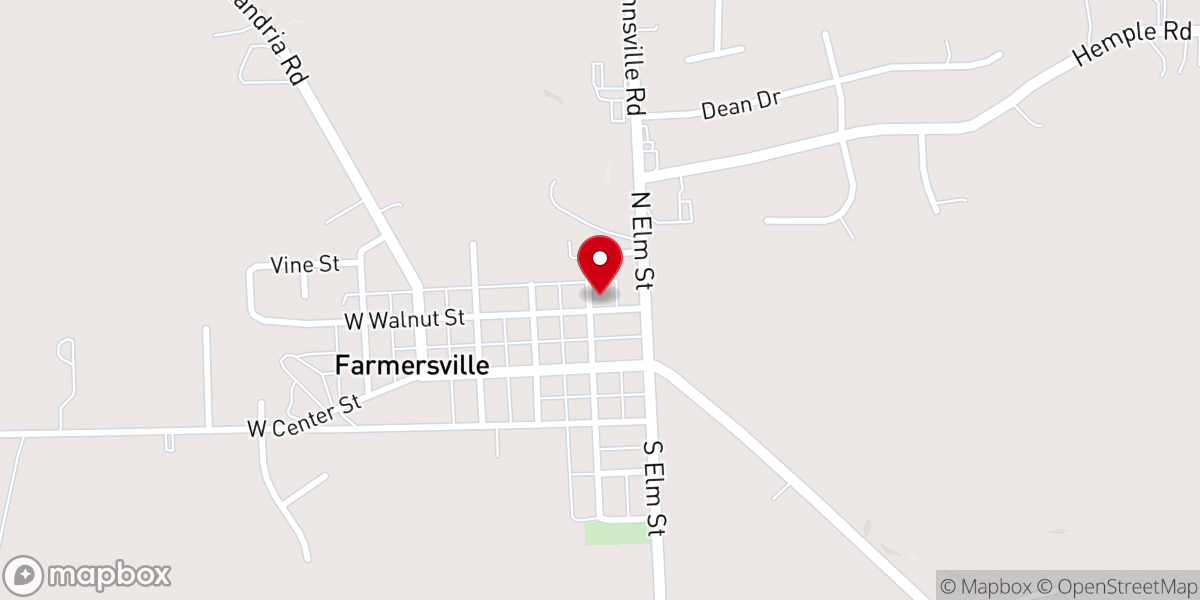Map showing location of Community Action Mission Program