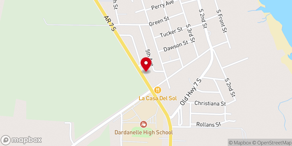 Map showing location of Iglesia "Palabra Viva"