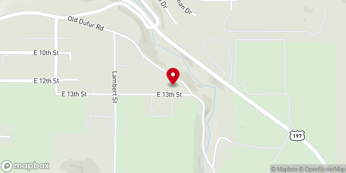 Map showing location of The Dalles Vineyard Christian Fellowship