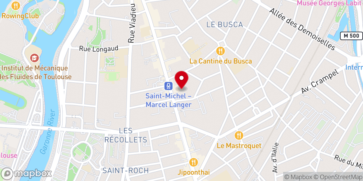 Map showing location of Salle de la Chapelle Saint-Michel