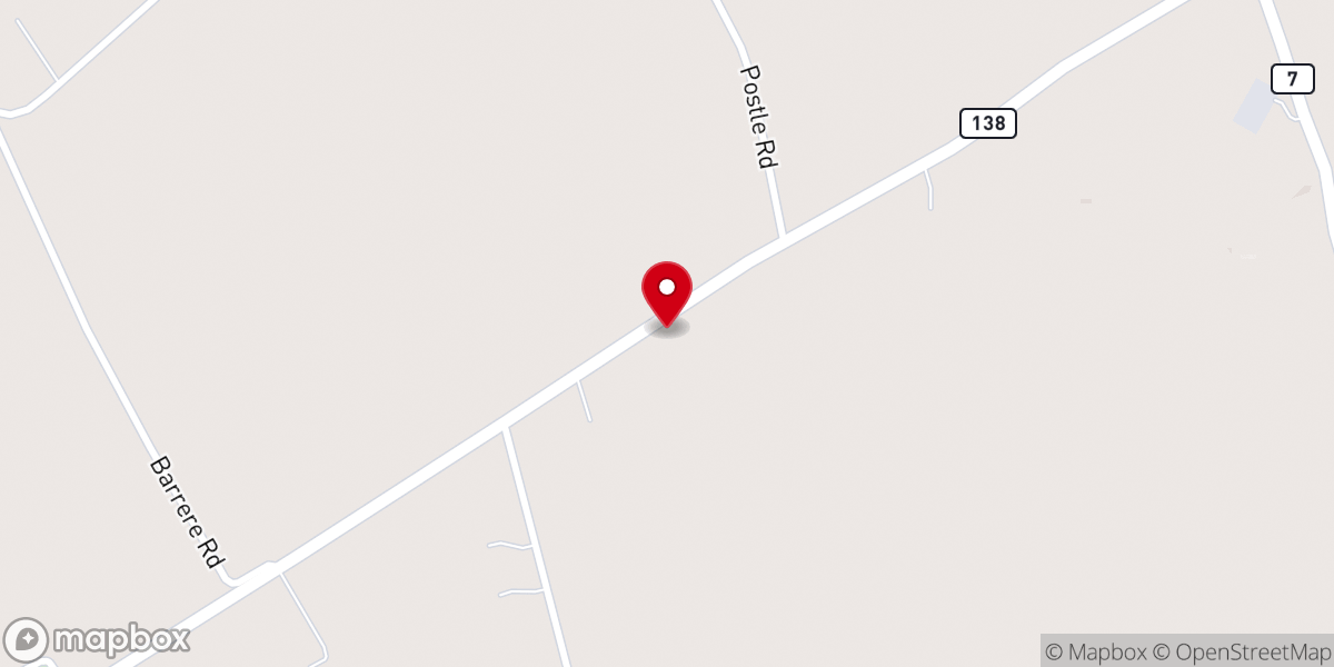 Map showing location of Living Water Faith & Fellowship Church