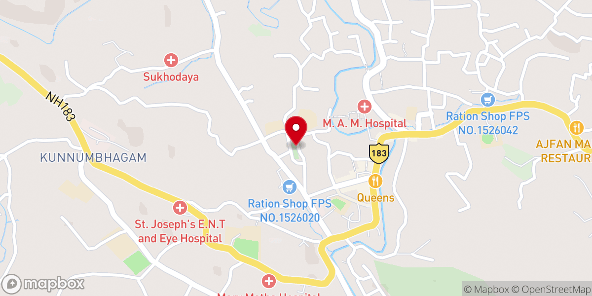 Map showing location of St. Dominic's Cathedral Church Cemetery