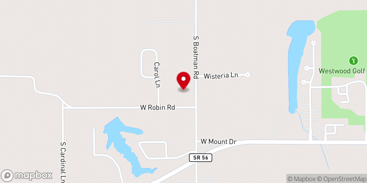 Map showing location of Church of God