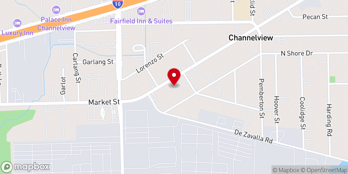 Map showing location of IPUH CHANNELVIEW TX