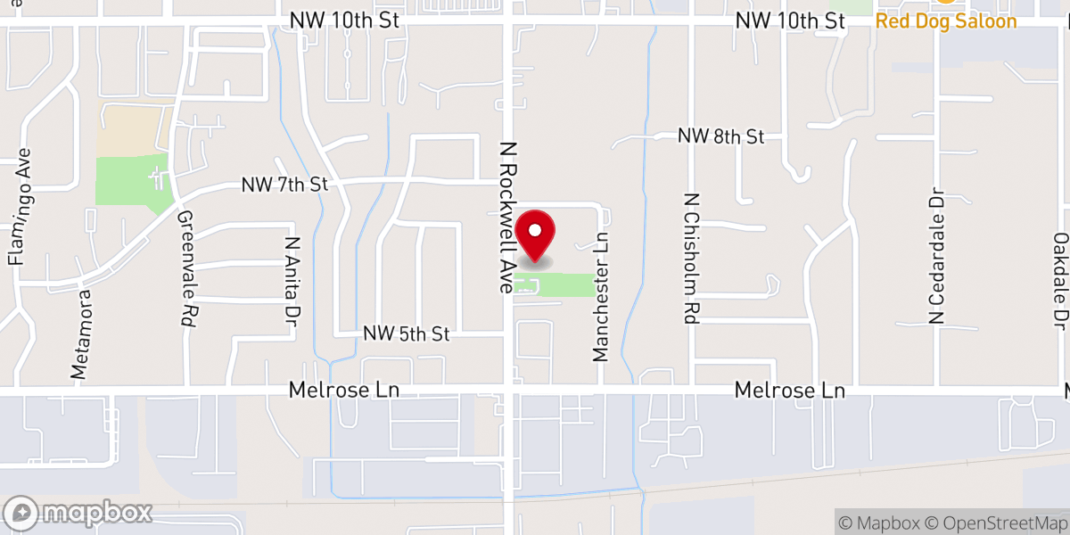 Map showing location of St. Thomas Orthodox Church