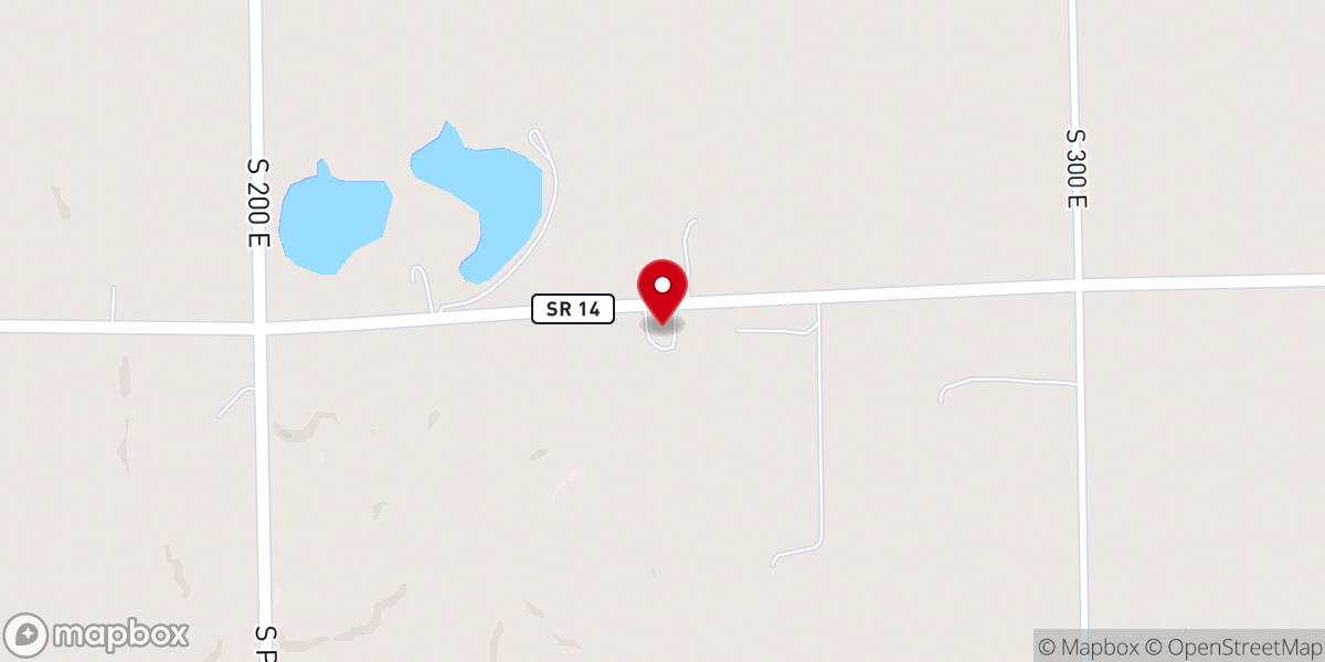 Map showing location of Eel River Community Church of the Brethren