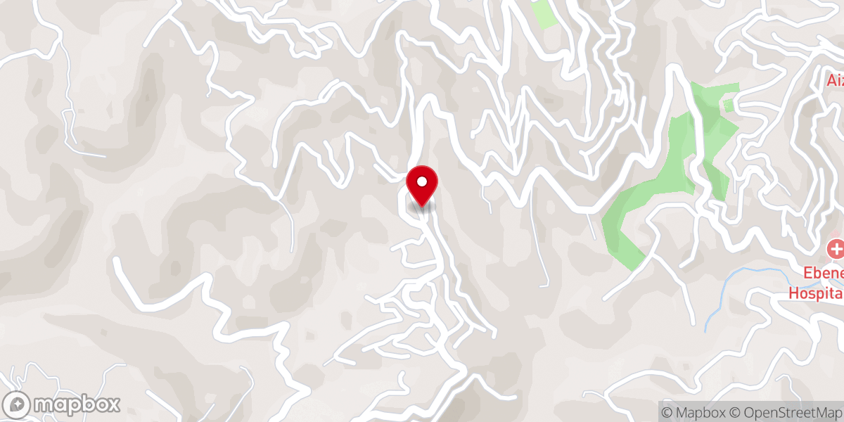 Map showing location of UPCI Church, Ainawn