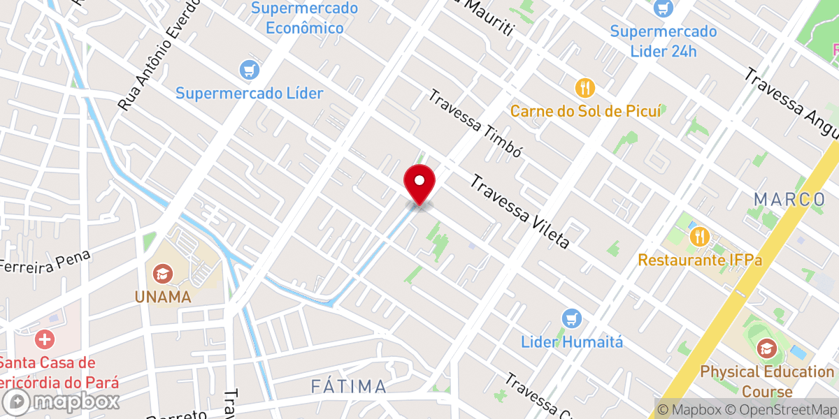 Map showing location of AD Portas Abertas HUMAITA