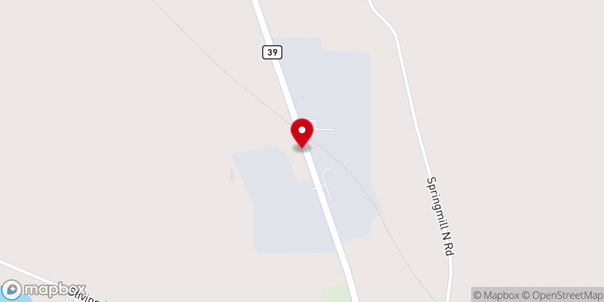 Map showing location of Mansfield Grace Temple
