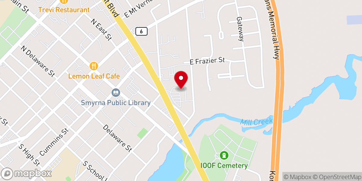 Map showing location of Overflowing Life International Church