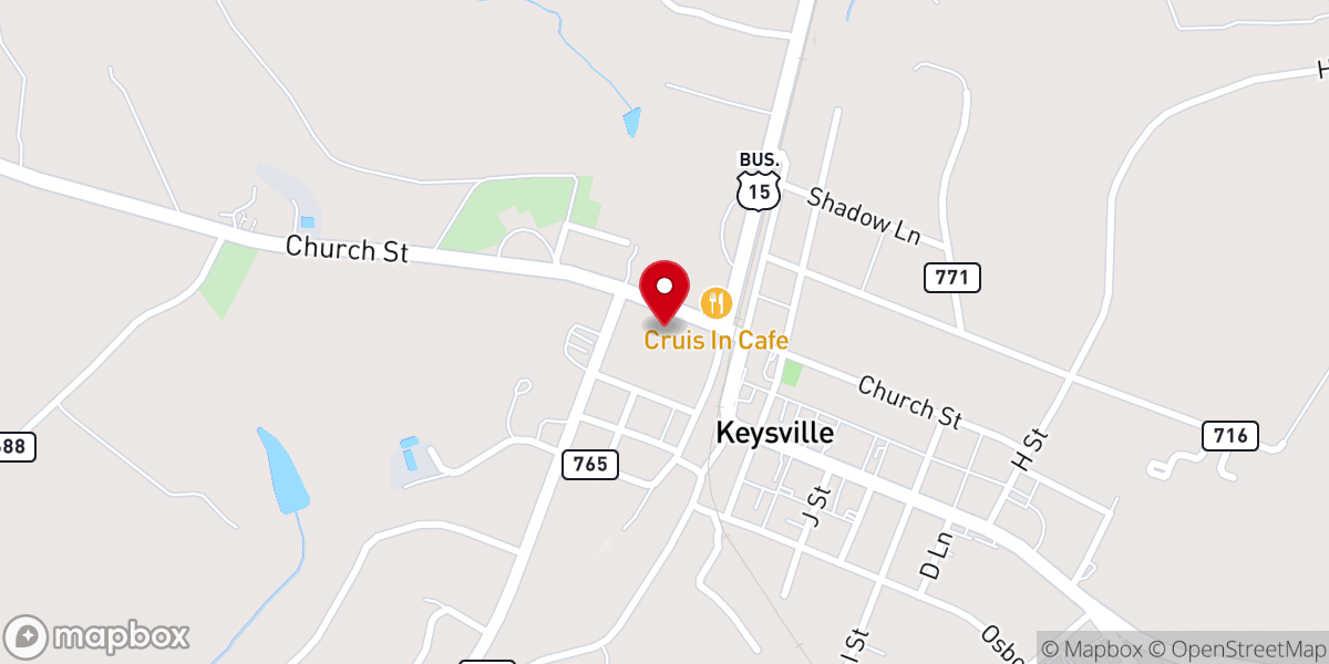 Map showing location of Appomattox River Manufacturing Co