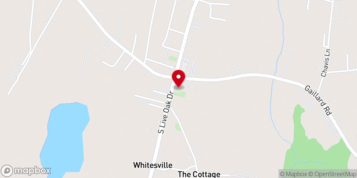 Map showing location of Ebenezer Church