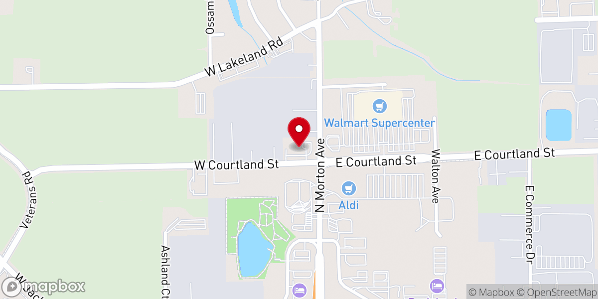 Map showing location of Anderson Dean L