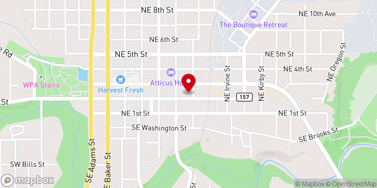 Map showing location of The Potter’s House Christian Fellowship Church