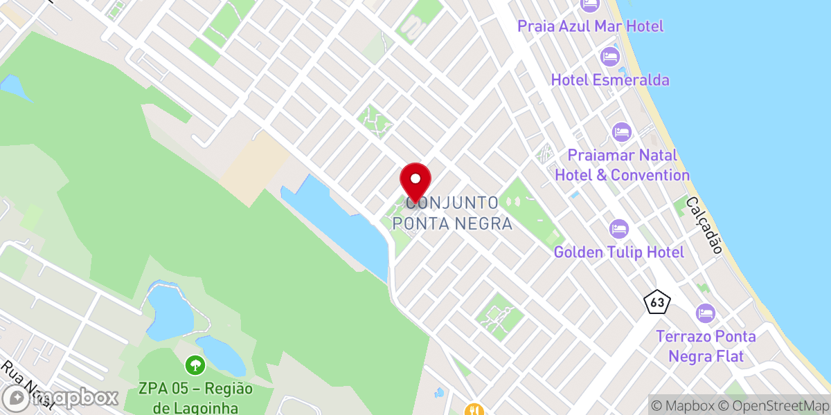 Map showing location of Paróquia de Santa Rita de Cássia dos Impossíveis