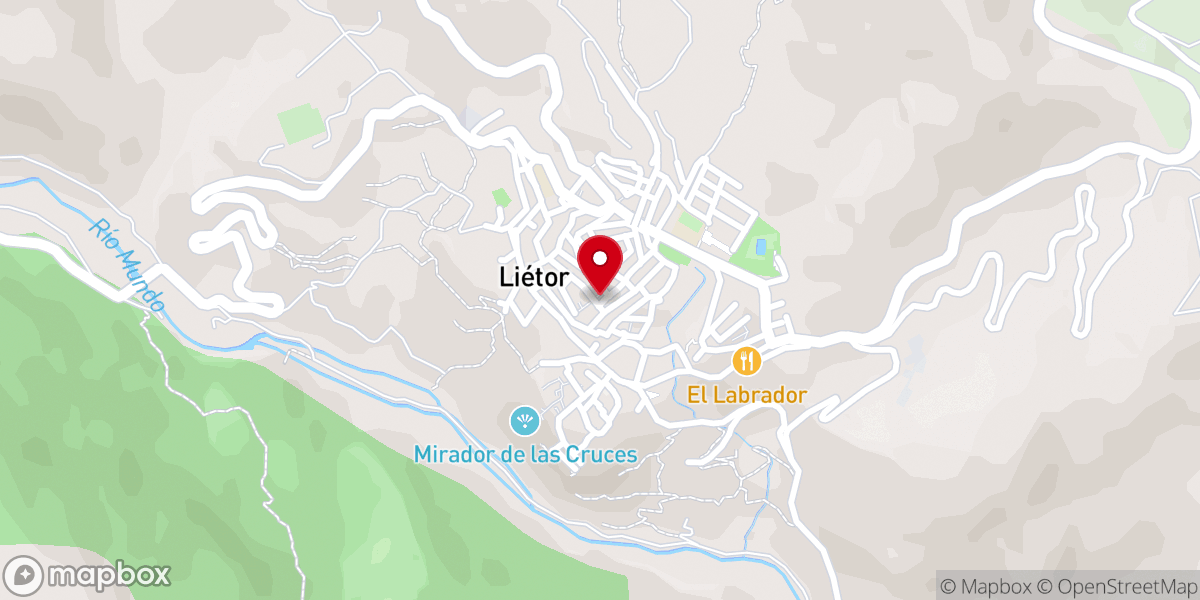 Map showing location of Ermita de Nuestra Señora de Belén