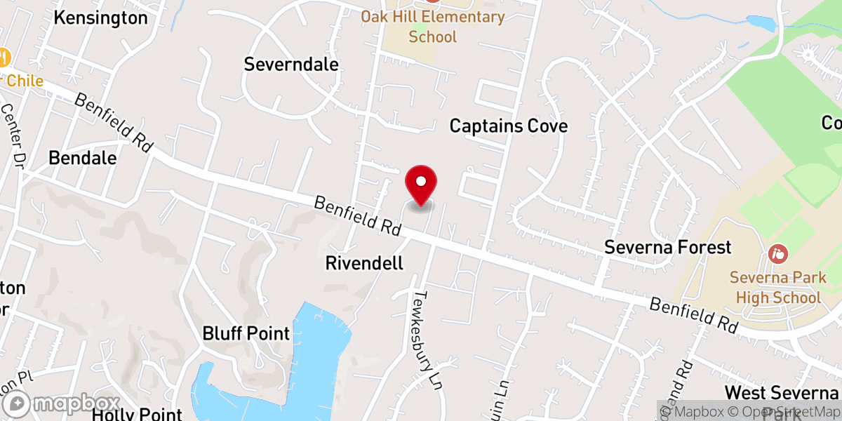Map showing location of Our Shepherd Lutheran Church