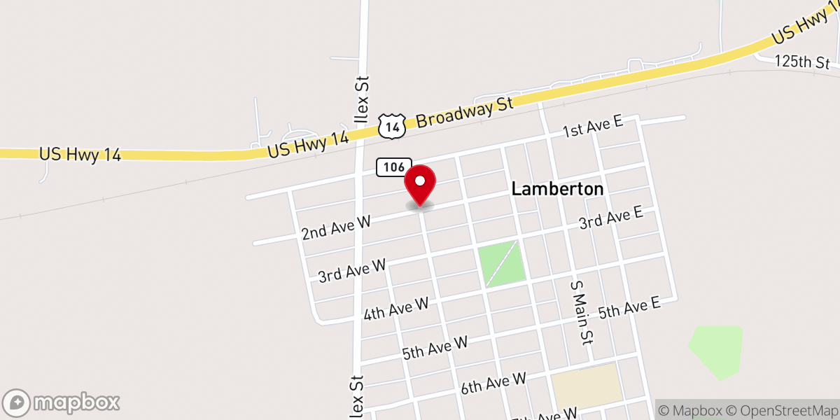 Map showing location of St Joseph's Church