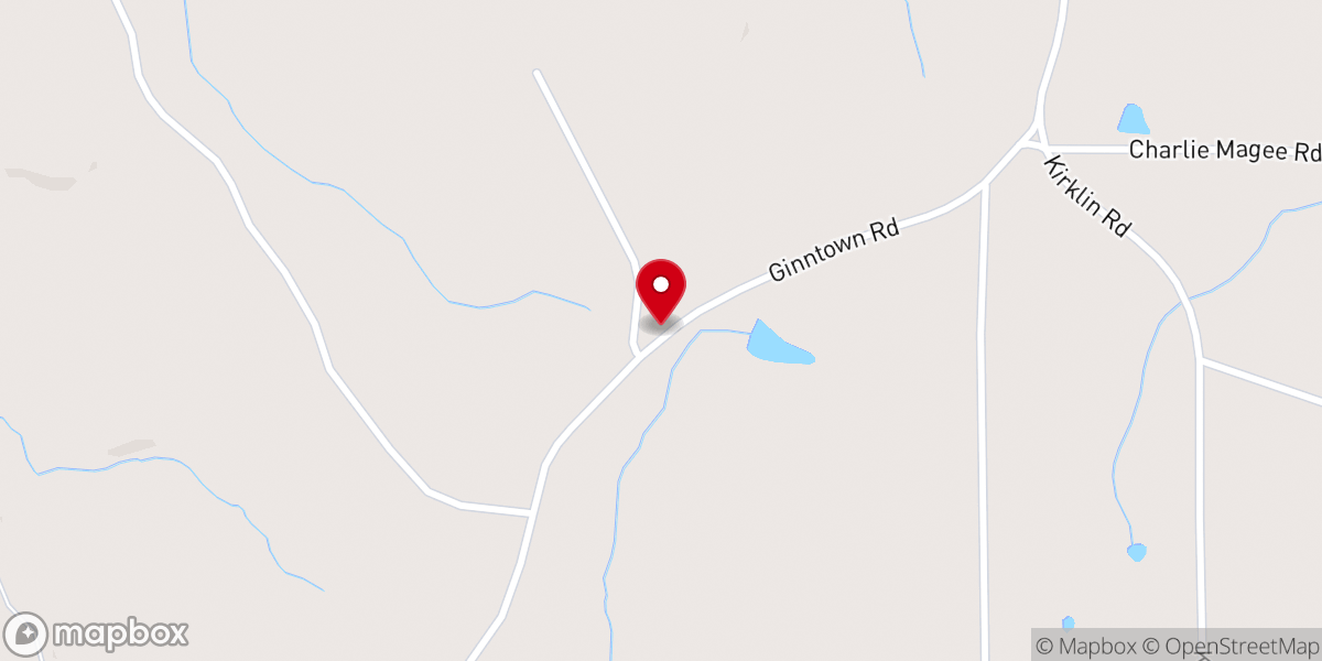 Map showing location of Greater Powerhouse Pentecostal Church