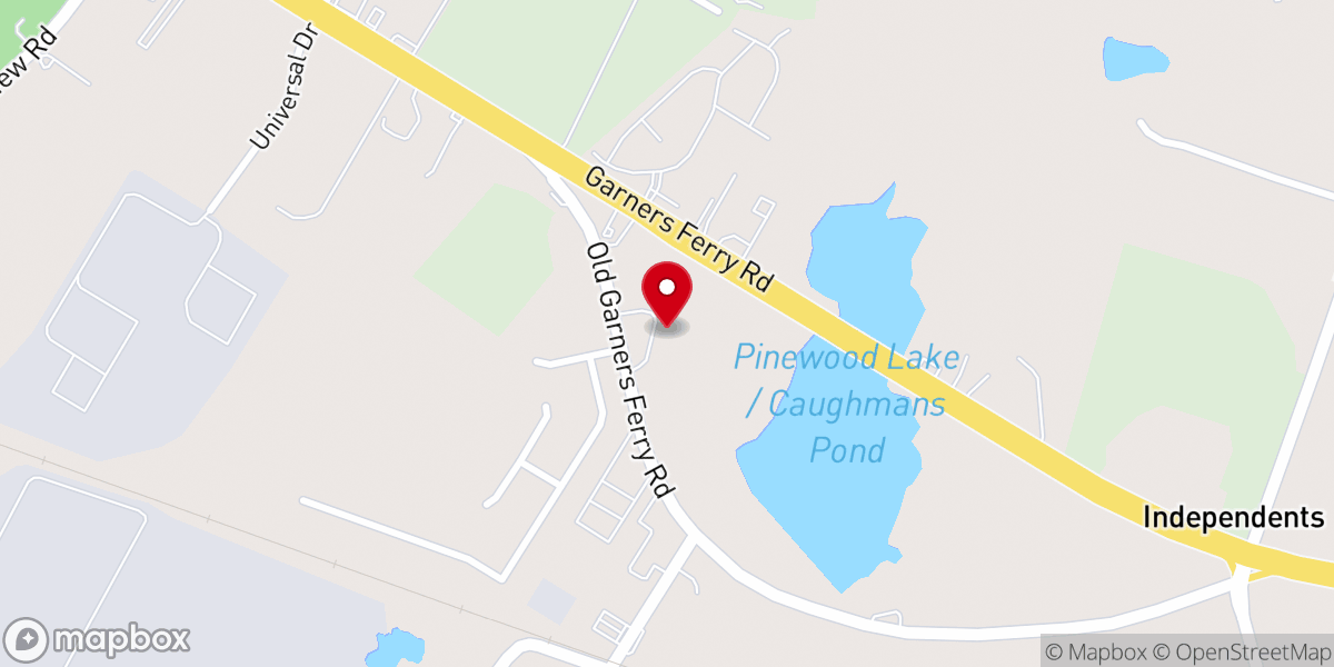 Map showing location of Mill Creek United Methodist Church sermon