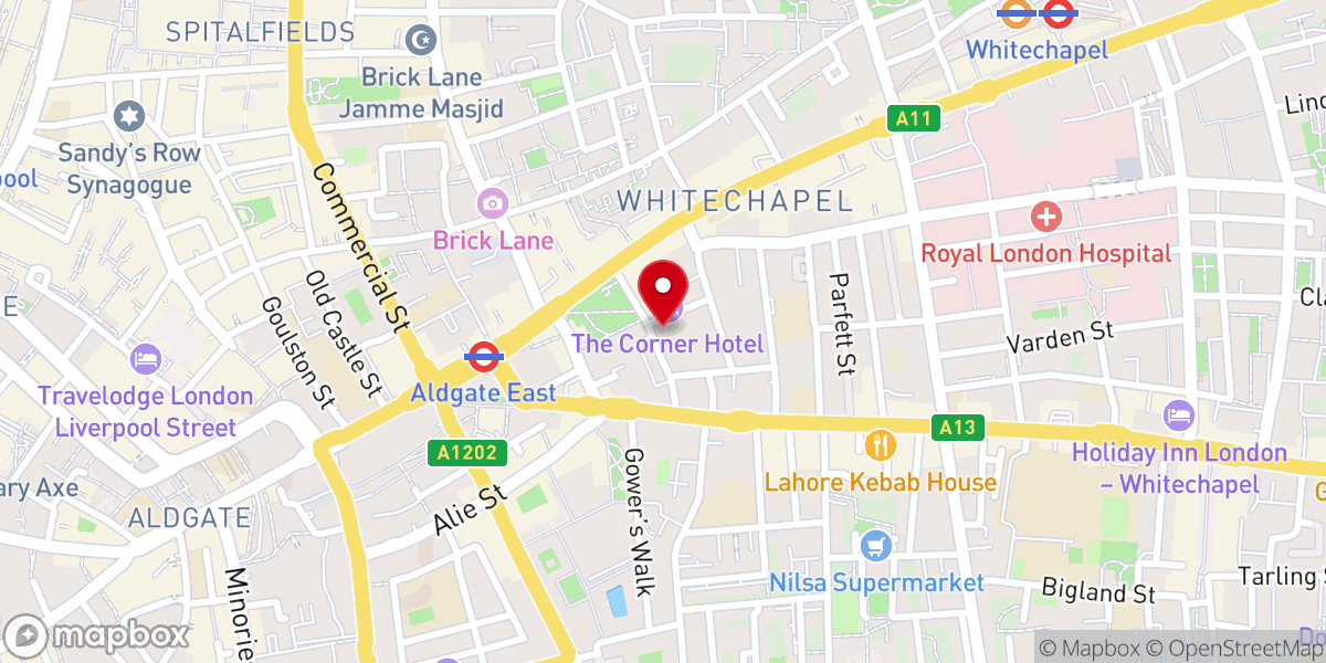 Map showing location of Saint Boniface German Roman Catholic Church