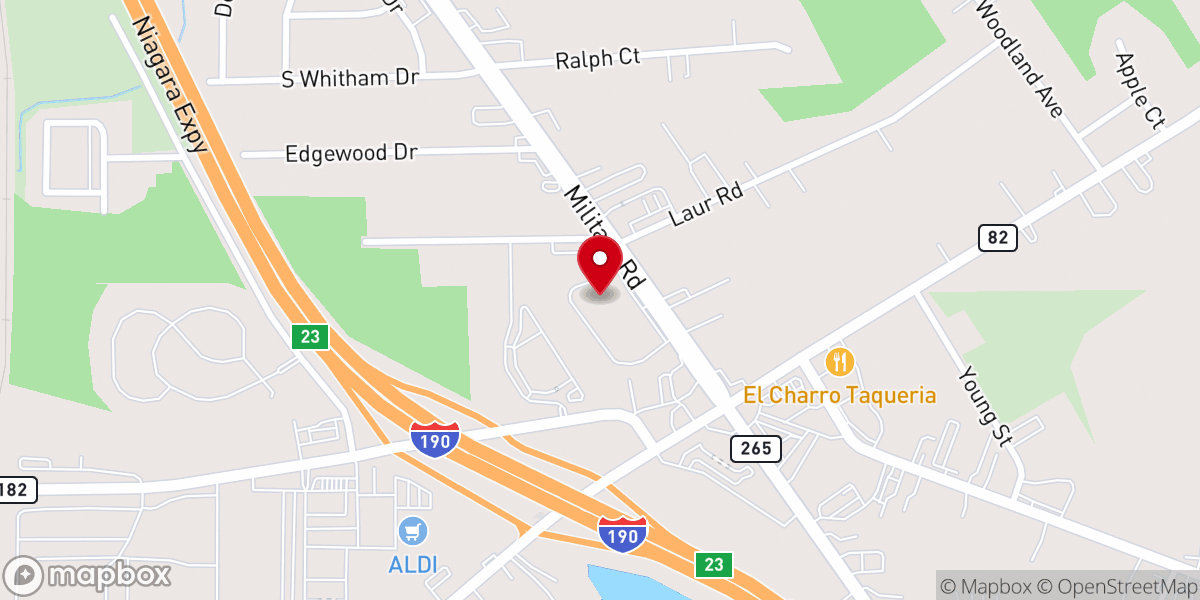 Map showing location of St. Leo Roman Catholic Church