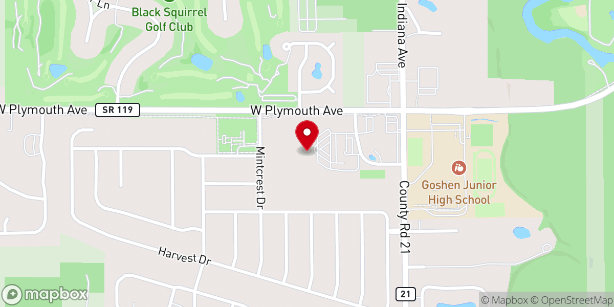 Map showing location of The Life Center