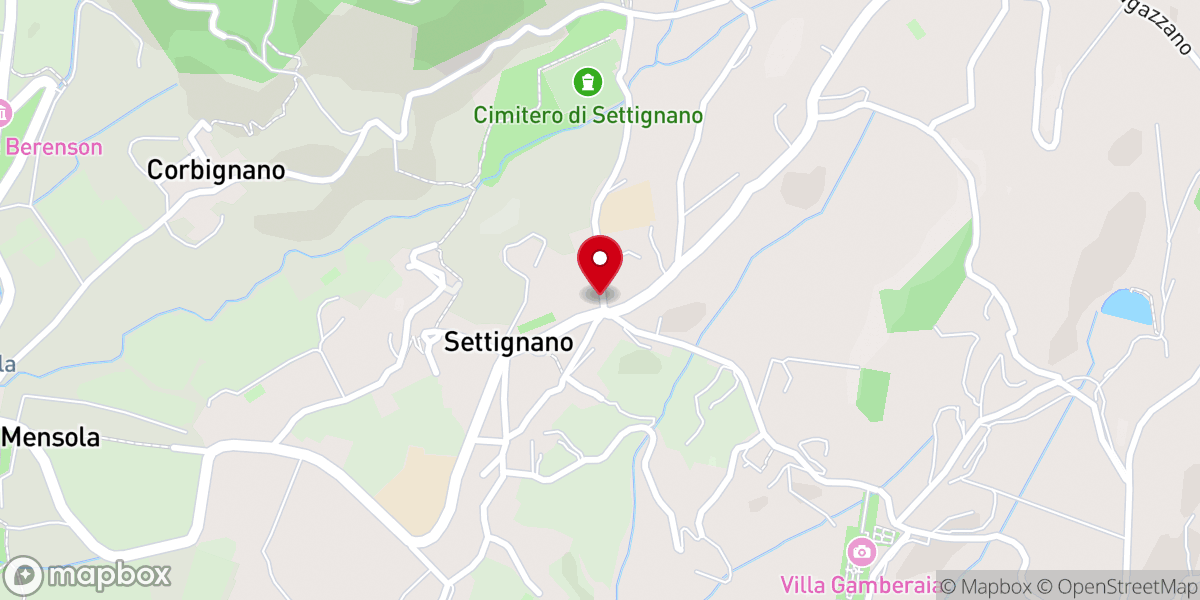 Map showing location of Oratorio del Vannella