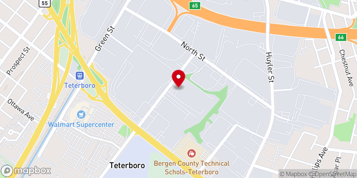 Map showing location of Catalyst Agape Church