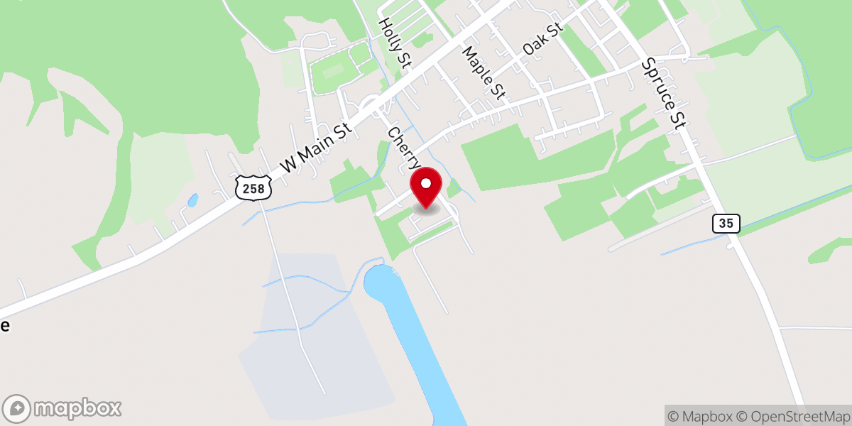 Map showing location of WOW Church, Inc.
