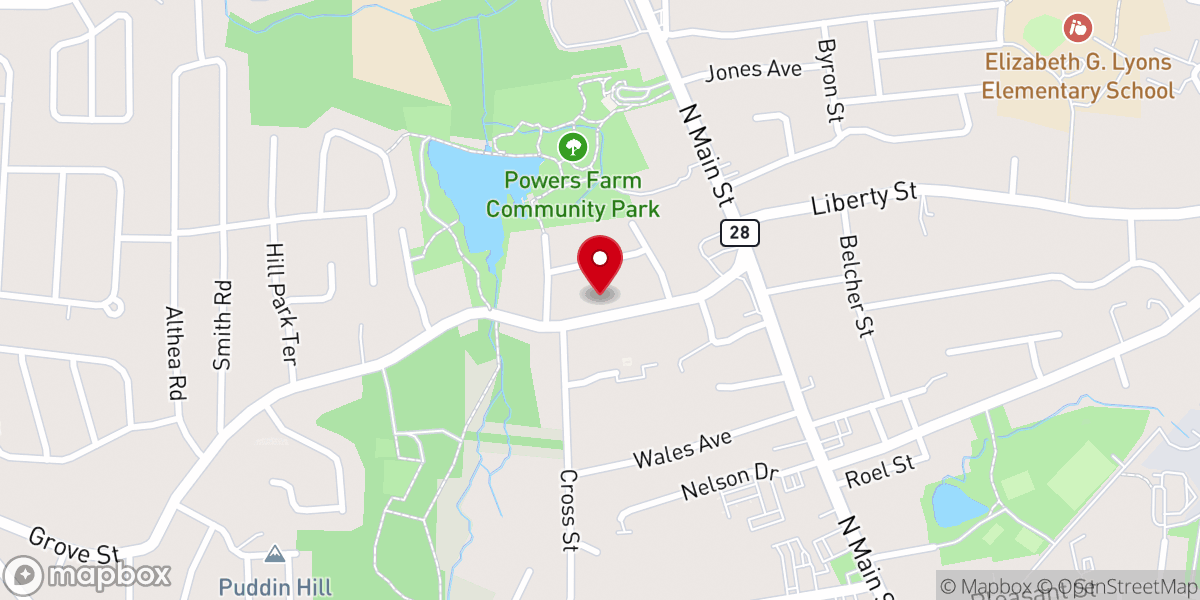 Map showing location of Spring of Water Christian Assembly