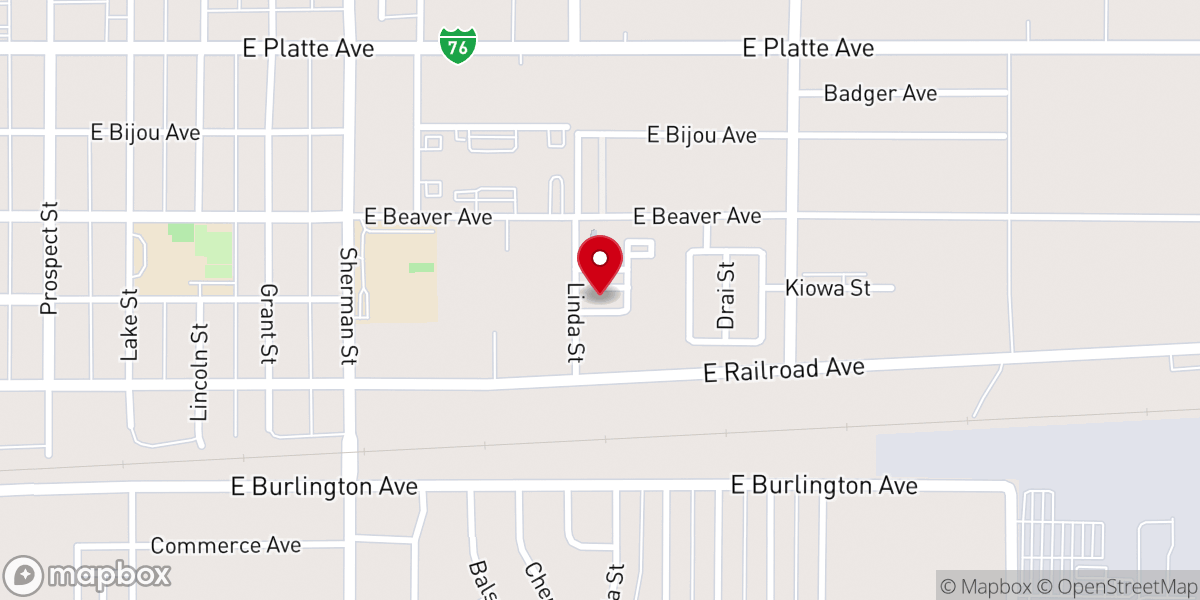 Map showing location of Morgan International Vineyard Church