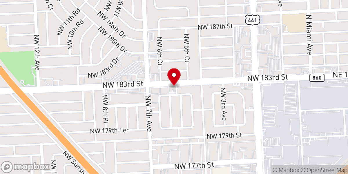 Map showing location of Mount Hermon AME Church Office