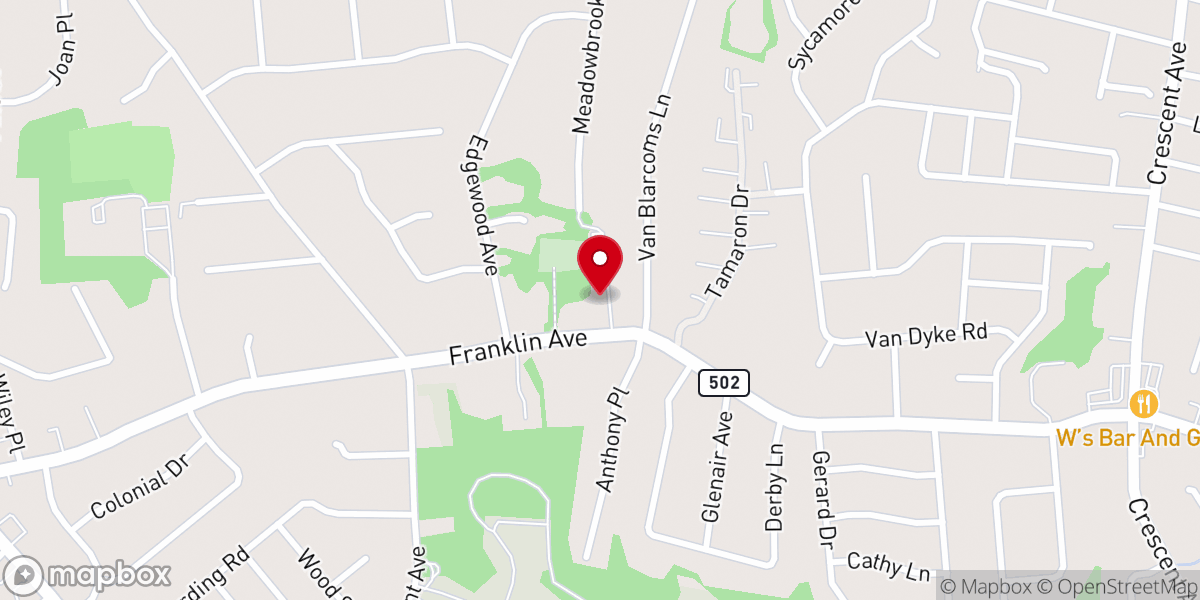 Map showing location of Wyckoff Assembly Of God