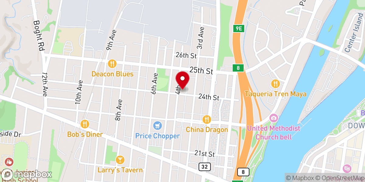 Map showing location of St. Nicholas Ukrainian Catholic Church