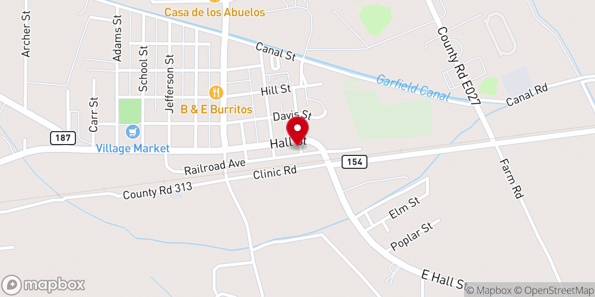 Map showing location of La Iglesia De Dio