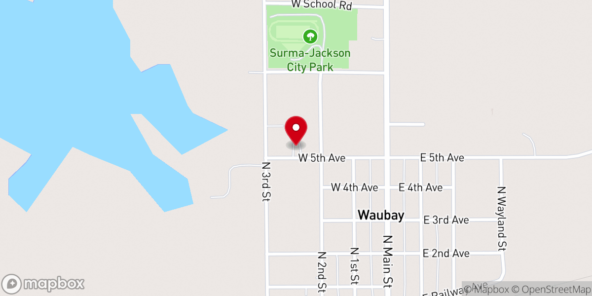Map showing location of Zion Lutheran Church