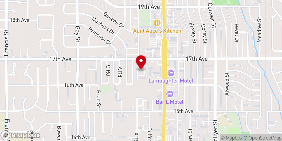 Map showing location of Ministerios Mundiales Longmont