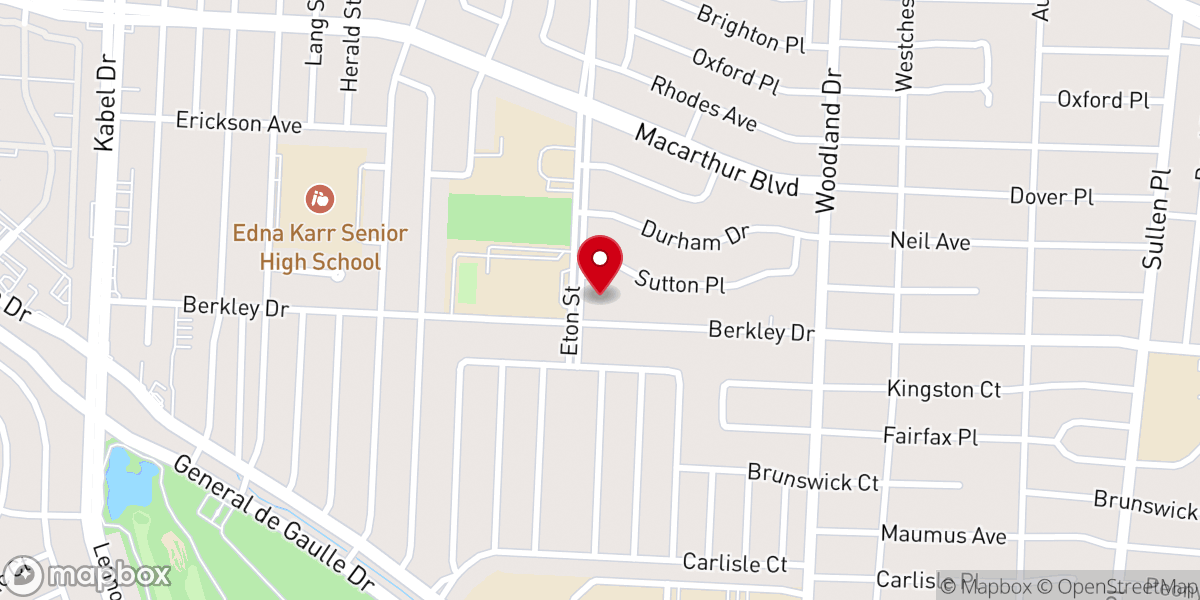 Map showing location of Aurora United Methodist Church