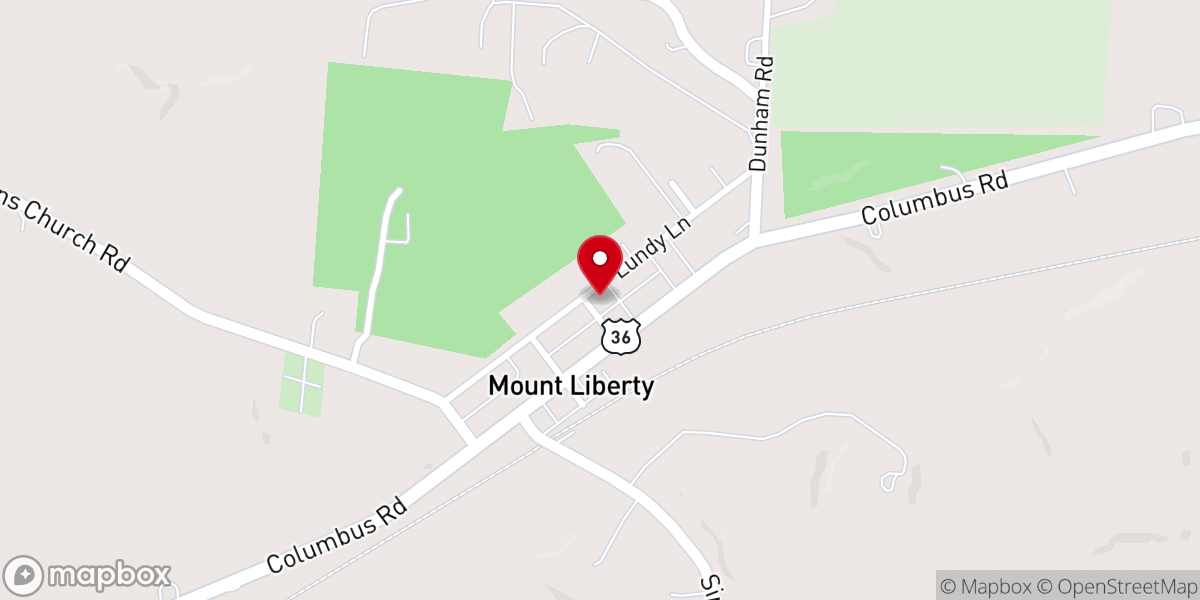 Map showing location of Community Bible Church