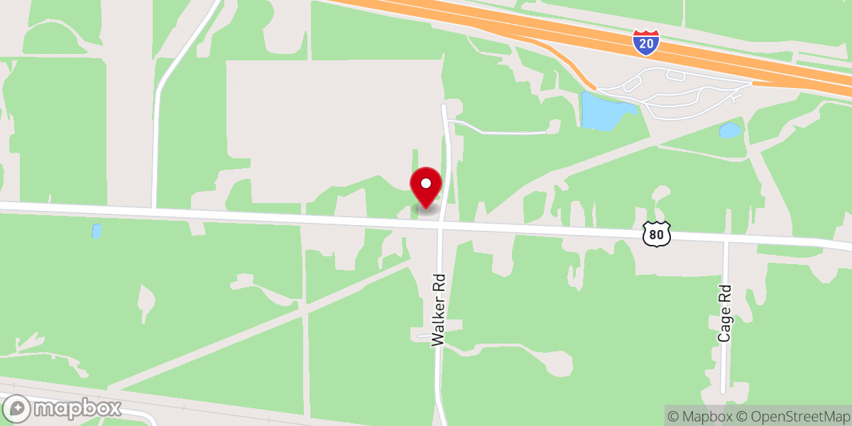 Map showing location of Bethel Church of God in Christ