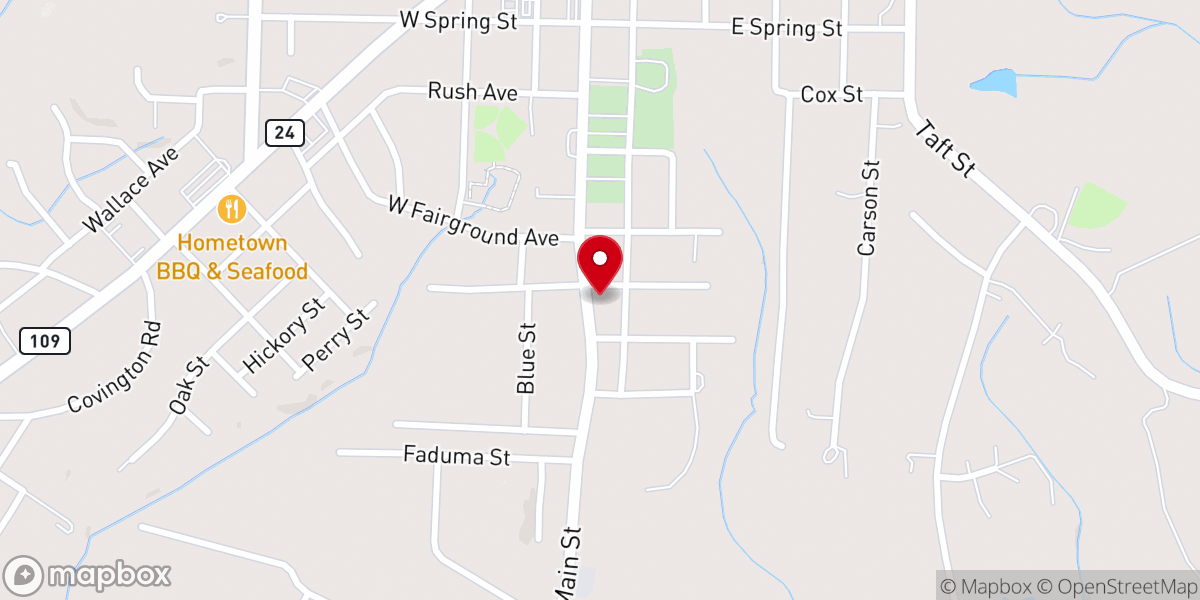 Map showing location of CHURCH OF THE LIVING GOD