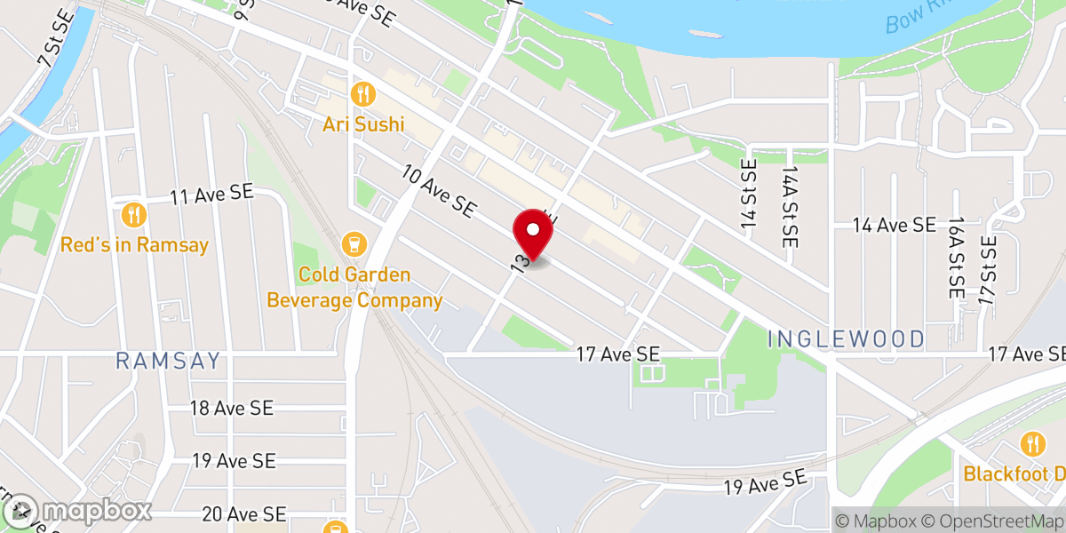 Map showing location of The Lantern Community Church