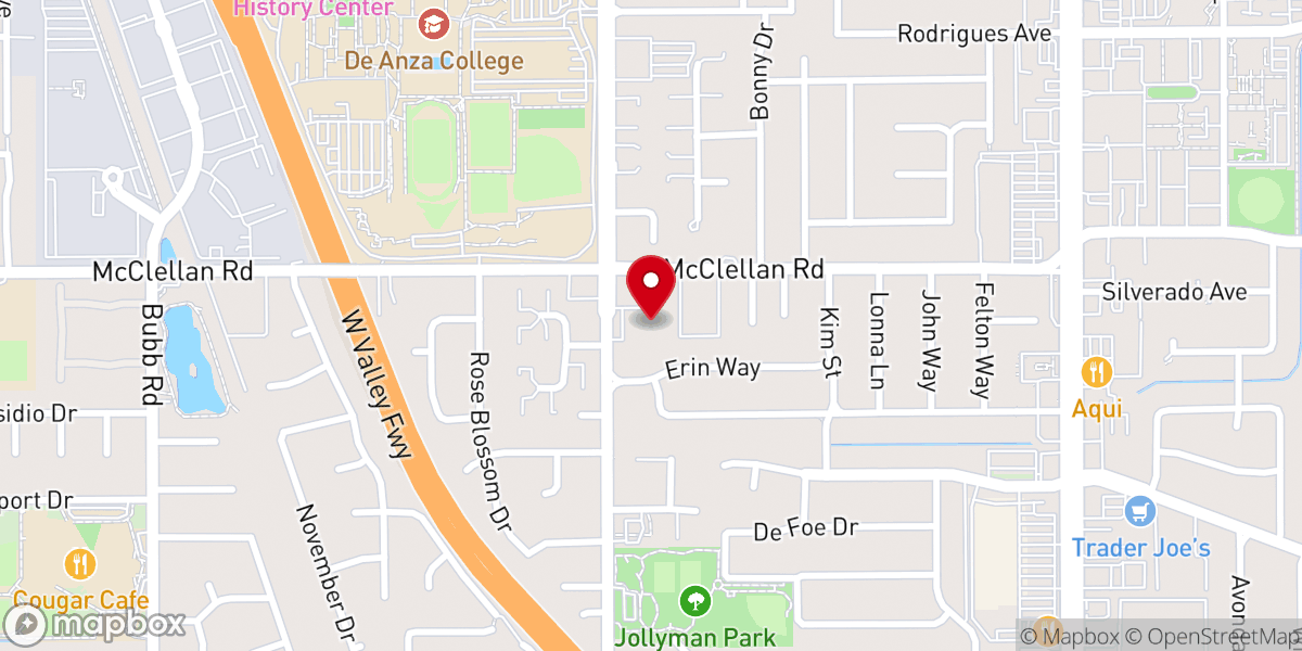 Map showing location of Saint Judes Episcopal Church